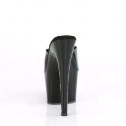 PLEASER ADORE-701N BLACK 7 INCH HIGH HEEL PLATFORM SHOES SIZE 7