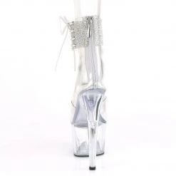 PLEASER ADORE-724RS RHINESTONE ANKLE CUFF 7 INCH HIGH HEEL PLATFORM SHOES SIZE 7