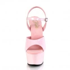 PLEASER ASPIRE-609 Baby Pink 6 Inch High Heel Platform Shoes