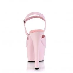 PLEASER ASPIRE-609 Baby Pink 6 Inch High Heel Platform Shoes