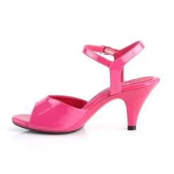 FABULICIOUS BELLE-309 HOT PINK 3 INCH HIGH HEEL SHOES SIZE 8 FABULICOUS