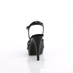FABULICIOUS COCKTAIL-509 BLACK 5 INCH HIGH HEEL PLATFORM SHOES