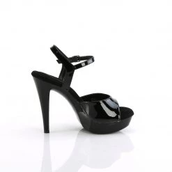 FABULICIOUS COCKTAIL-509 BLACK 5 INCH HIGH HEEL PLATFORM SHOES