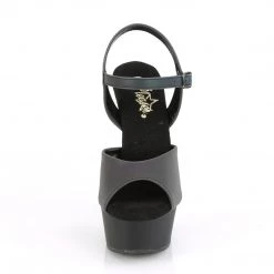 PLEASER DELIGHT-609REFL 6 INCH HIGH HEEL PLATFORM SHOES REFLECTIVE UPPER SIZE 8