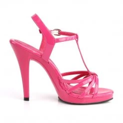 FABULICOUS FABULICIOUS FLAIR-420 HOT PINK 4.5 INCH HIGH HEEL SHOES