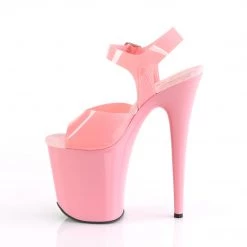 PLEASER FLAMINGO-808N BABY PINK 8 INCH HIGH HEEL PLATFORM SHOES SIZE 6