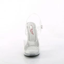 FABULICOUS FABULICIOUS GLORY-508 CLEAR BODY FITNESS 5 INCH HIGH HEEL SHOES SIZE 7