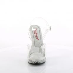FABULICIOUS GLORY-508SDT CLEAR BODY FITNESS 5 INCH HIGH HEEL SHOES