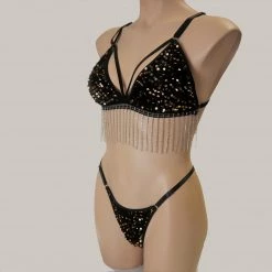 Shoes Of Hollywood SEQUIN STAGE BIKINI IN 3 COLORS