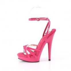 FABULICIOUS SULTRY-638 HOT PINK 6 INCH HIGH HEEL SHOES SIZE 8 FABULICOUS