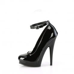FABULICIOUS SULTRY-686 BLACK 6 INCH HIGH HEEL SHOES SIZE 7