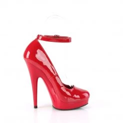 FABULICIOUS SULTRY-686 RED 6 INCH HIGH HEEL SHOES SIZE 8