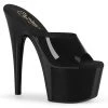 PLEASER ADORE-701N BLACK 7 INCH HIGH HEEL PLATFORM SHOES SIZE 7