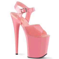 PLEASER FLAMINGO-808N BABY PINK 8 INCH HIGH HEEL PLATFORM SHOES SIZE 6