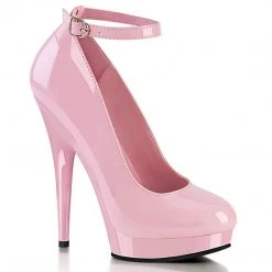 FABULICIOUS SULTRY-686 BABY PINK 6 INCH HIGH HEEL SHOES SIZE 7 FABULICOUS